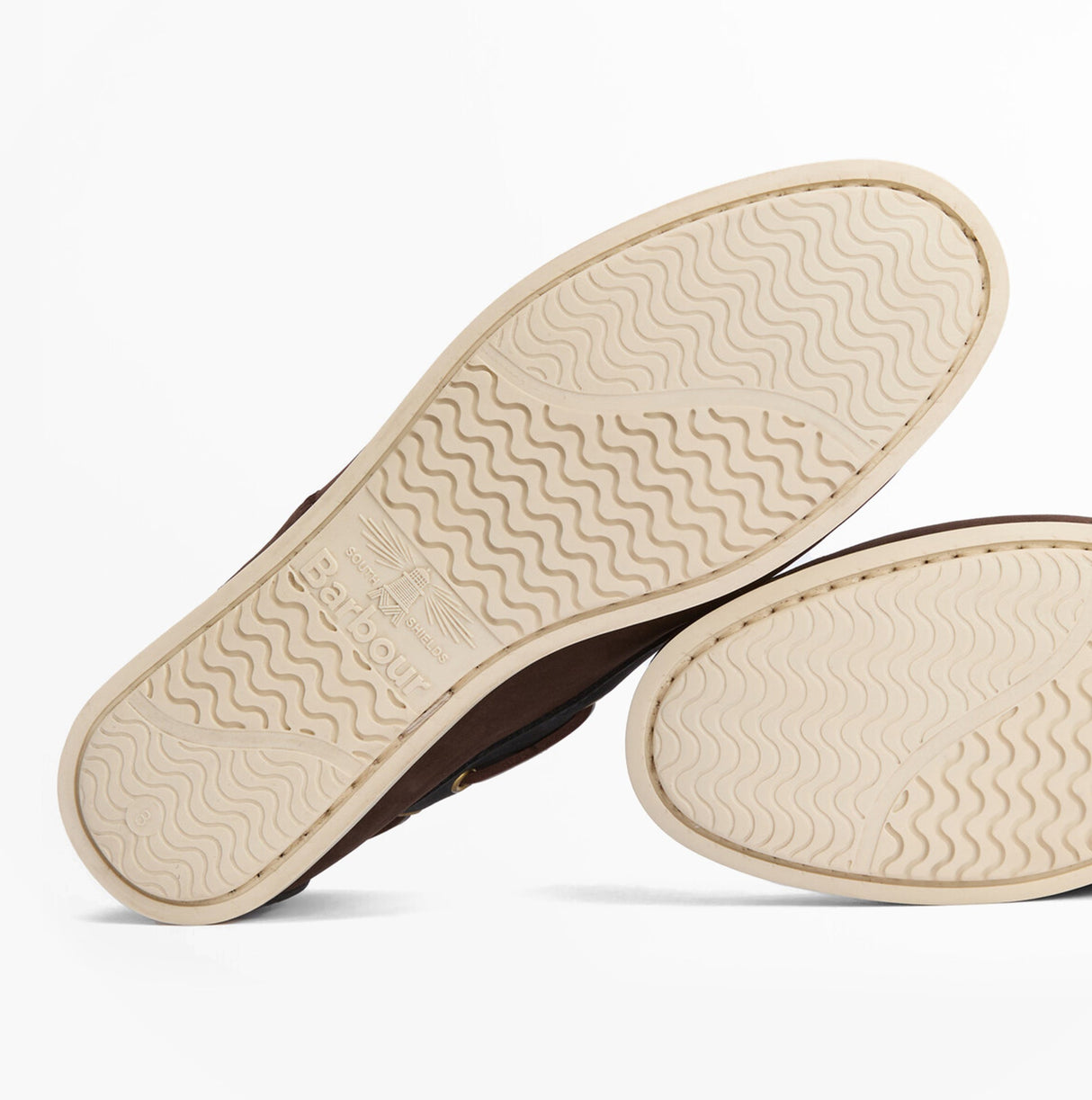 Barbour WAKE Mens Boat Shoes Brown/Navy