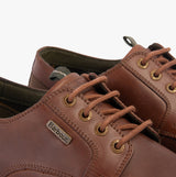 Barbour SANDSTONE Mens Derby Shoes Mahogany