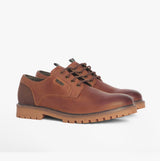 Barbour SANDSTONE Mens Derby Shoes Cognac