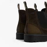 Barbour PATTON Mens Chelsea Boots Oiled Brown Suede