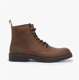 Barbour HARVEY Mens Derby Boots Teak