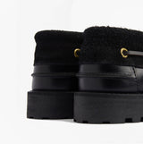 Barbour DECK Mens Boat Shoe Black