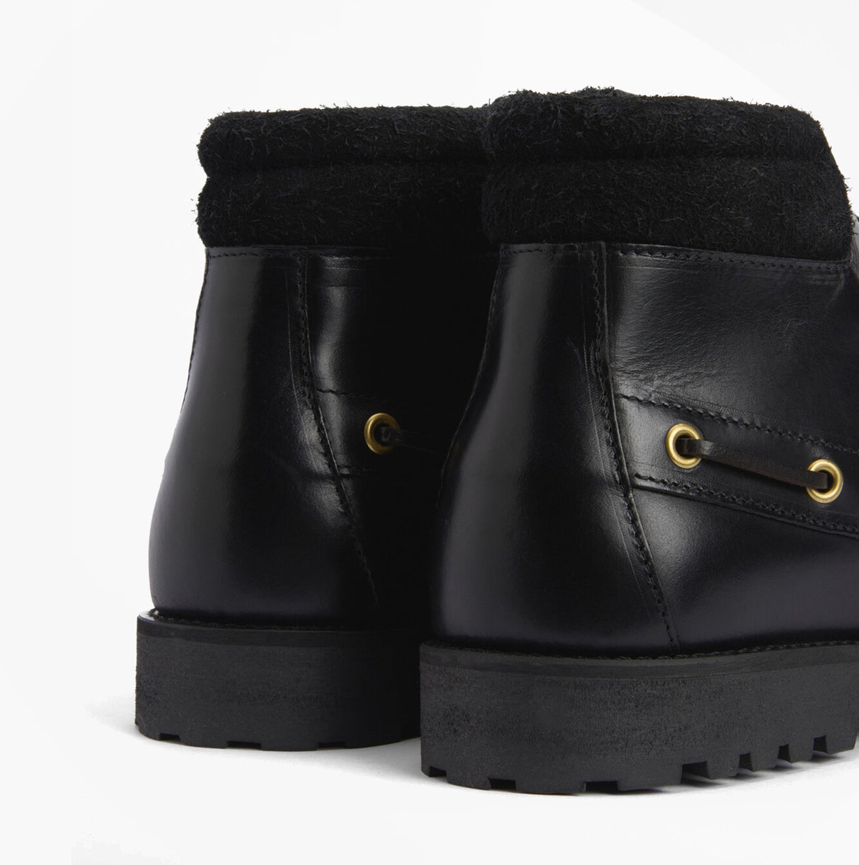 Barbour TILLER Mens Moccasin Boots Black