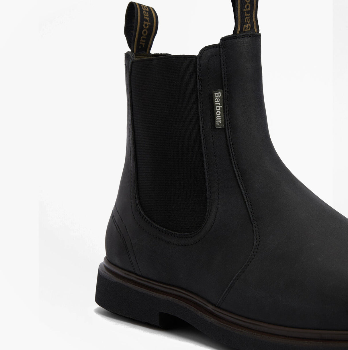 Barbour HALE Mens Chelsea Boots Black