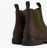 Barbour HALE Mens Chelsea Boots Dark Brown