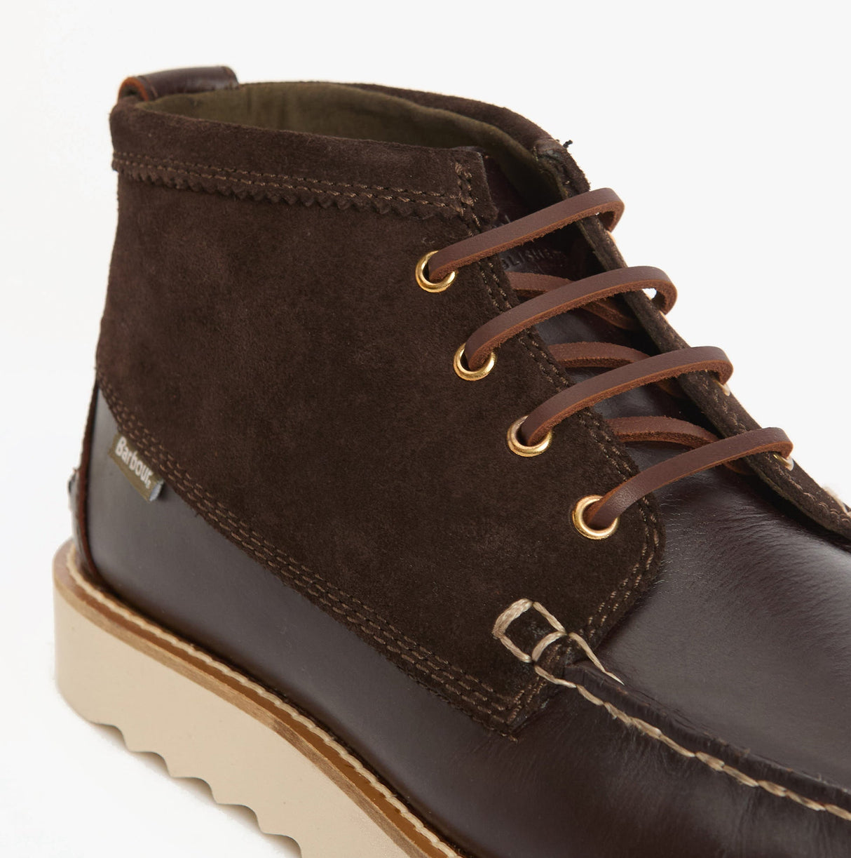 Barbour HADSTON Mens Chukka Boots Dark Brown