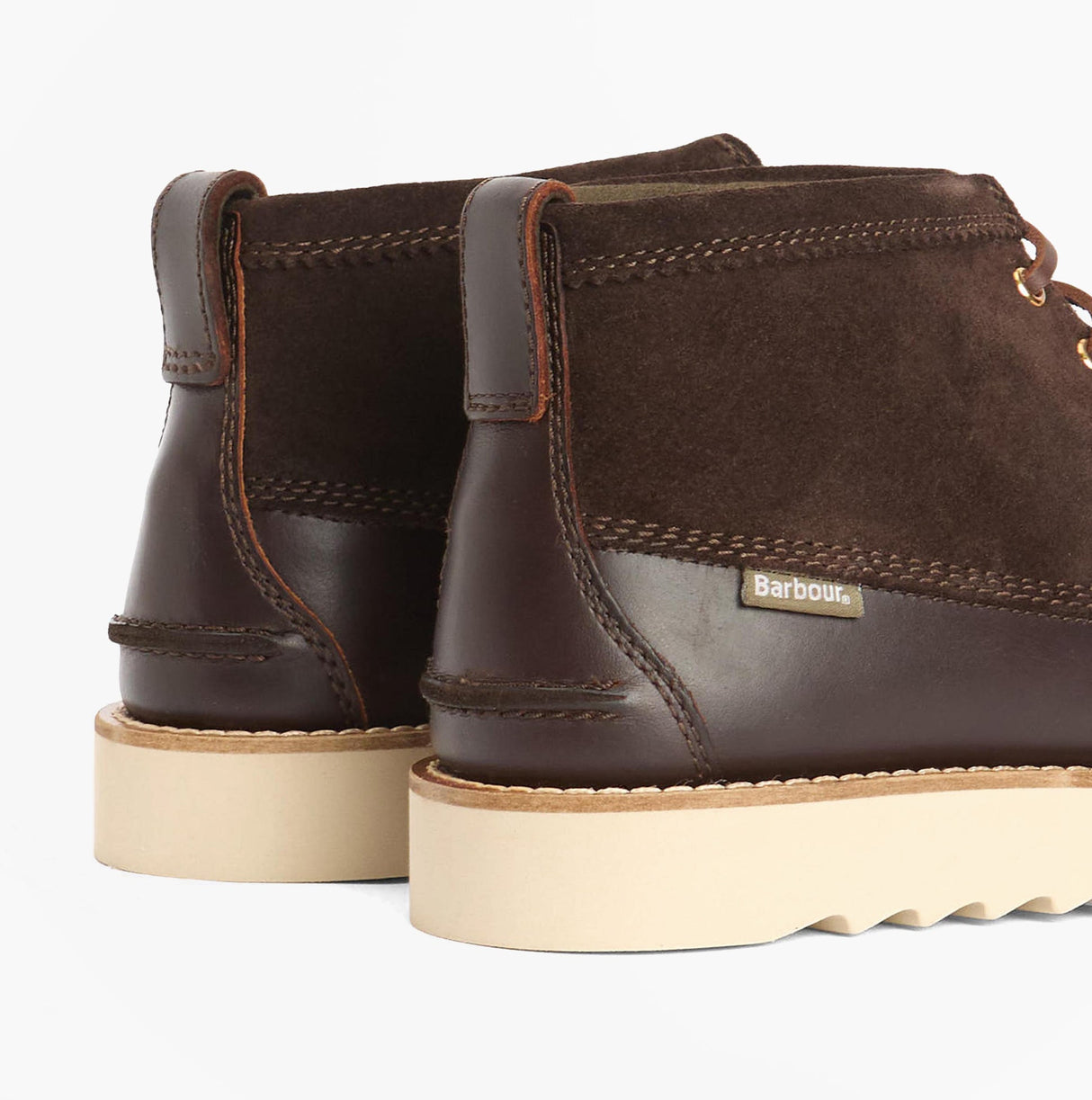 Barbour HADSTON Mens Chukka Boots Dark Brown