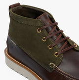 Barbour HADSTON Mens Chukka Boots Olive/Dark Brown