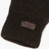 Barbour CARLTON Mens Wool Gloves Dark Green