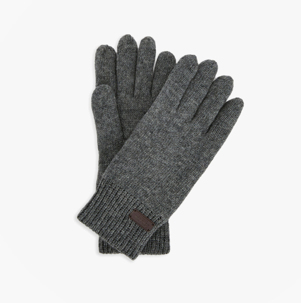 Barbour CARLTON Mens Wool Gloves Grey