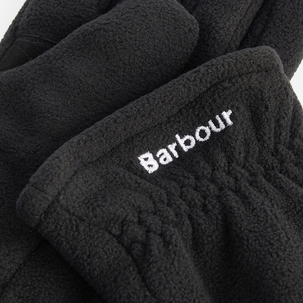 Barbour COALFORD FLEECE GLOVES Mens Black