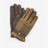 Barbour DEVERON TWEED GLOVE Mens Green Mix
