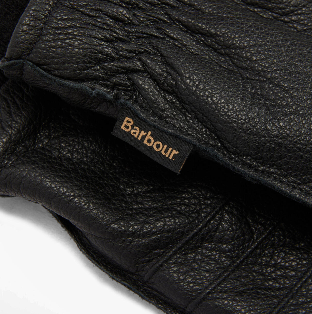 Barbour HIGHFIELD LEATHER Mens Gloves Black