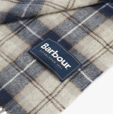 Barbour TARTAN SCARF AND GLOVE Mens Gift Set Grey Midnight
