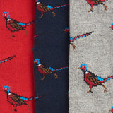 Barbour PHEASANT SOCKS Mens Gift Box