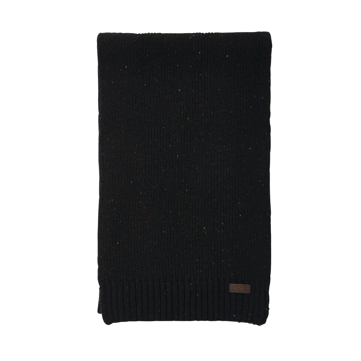 Barbour CARLTON FLECK BEANIE & SCARF Gift Set Mens Black