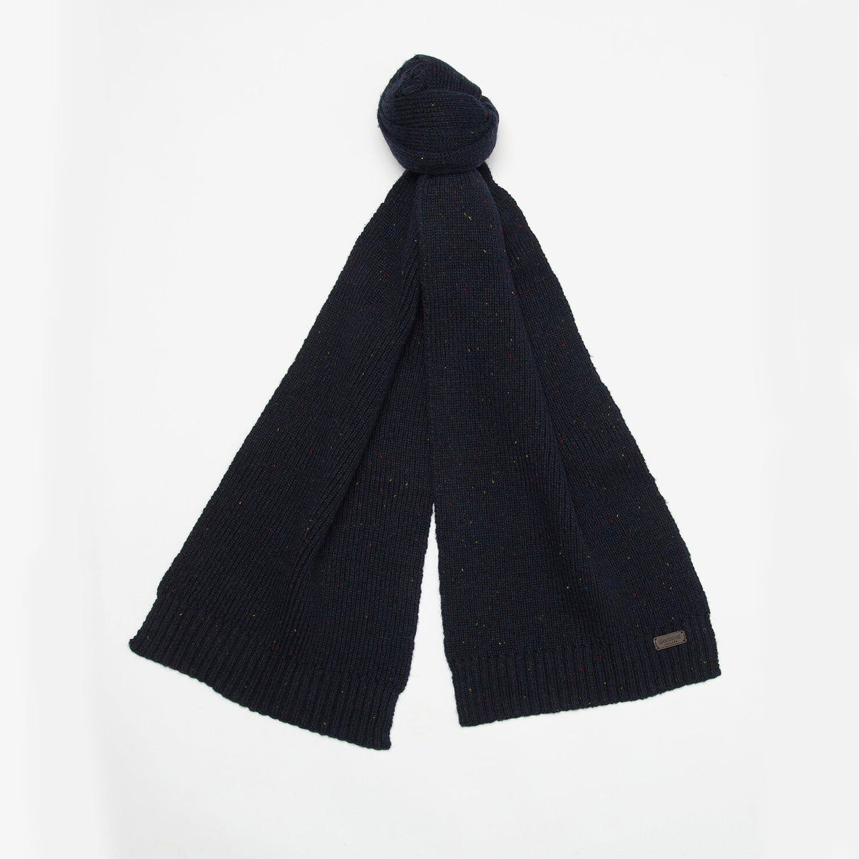 Barbour CARLTON FLECK BEANIE & SCARF Gift Set Mens Navy