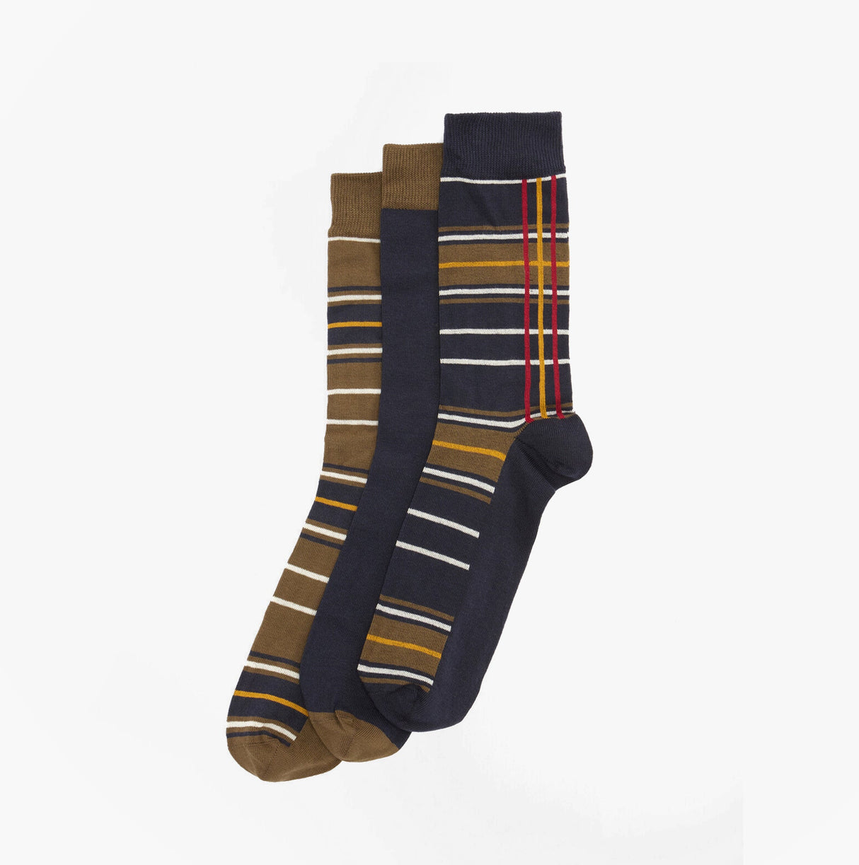 Barbour TARTAN SOCKS Mens 3 Pack Gift Box Classic Tartan