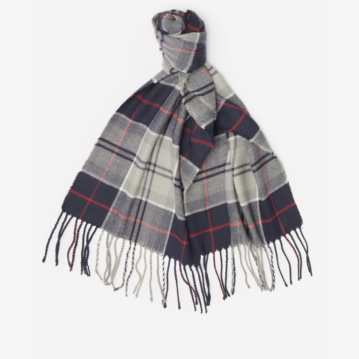 Barbour SWINTON  & GALINGALE Hat & Scarf Gift Set Mens Blue Granite