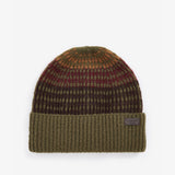 Barbour BRANTON BEANIE & SCARF Gift Set Mens Army Green