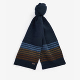 Barbour BRANTON BEANIE & SCARF Gift Set Mens Navy