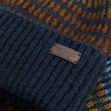 Barbour BRANTON BEANIE & SCARF Gift Set Mens Navy