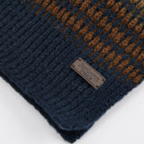 Barbour BRANTON BEANIE & SCARF Gift Set Mens Navy