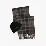 Barbour SWEEPER BEANIE AND SCARF Mens Gift Set Black