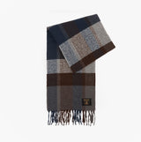 Barbour WESTERDALE BEANIE & SCARF Mens Gift Set Midnight Oak