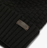 Barbour RAMSIDE BEANIE AND SCARF Mens Gift Set Black