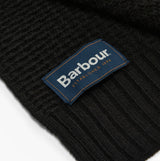 Barbour RAMSIDE BEANIE AND SCARF Mens Gift Set Black