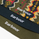 Barbour CASE FAIR ISLE SOCK Mens 3 Pack Gift Box Classic Tartan