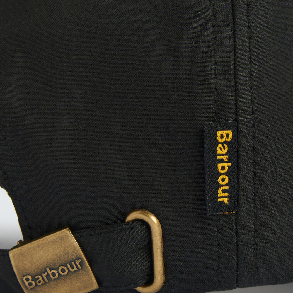 Barbour WAX Mens Sports Cap Black