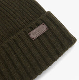 Barbour CARLTON Mens Beanie Dark Green