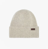 Barbour CARLTON Mens Beanie Light Grey