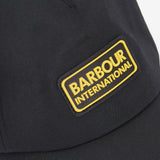 Barbour LEGACY WAXED COTTON Mens Sports Cap Black