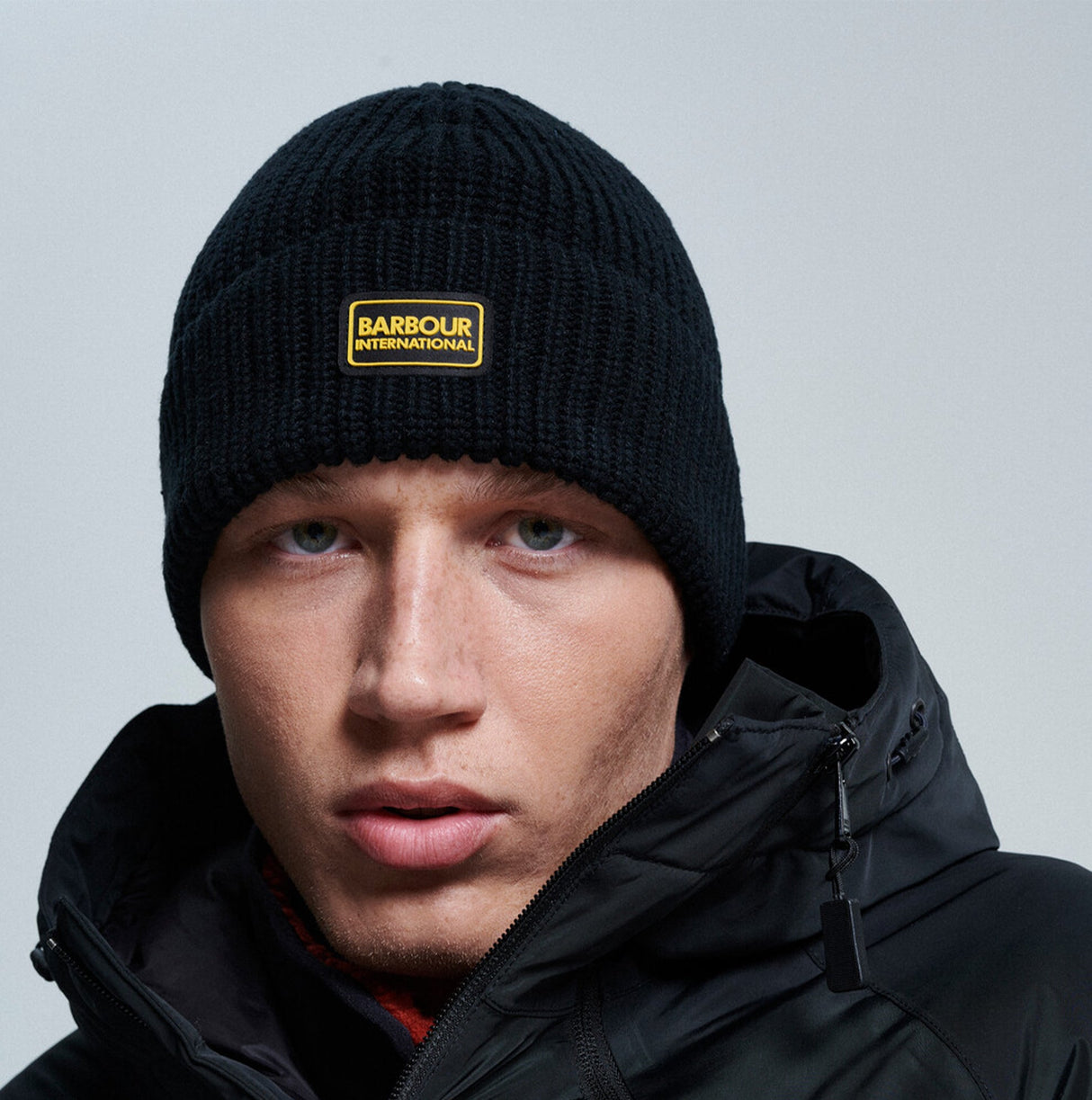 Barbour SWEEPER LEGACY Mens Beanie Black