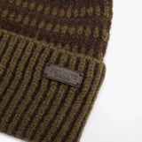 Barbour HARRAY Mens Beanie Olive/Fired Brick