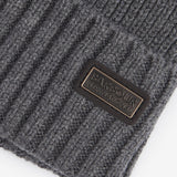 Barbour CHESTER Mens Beanie Charcoal Grey