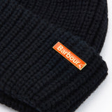 Barbour MOSELY Mens Fisherman Beanie Black