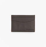 Barbour AMBLE LEATHER Mens Card Holder Dark Brown