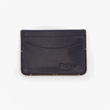Barbour CHATTON LEATHER Mens Card Holder Navy/Classic