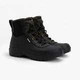 Barbour MARLOW Mens Lace Up Wellies Black