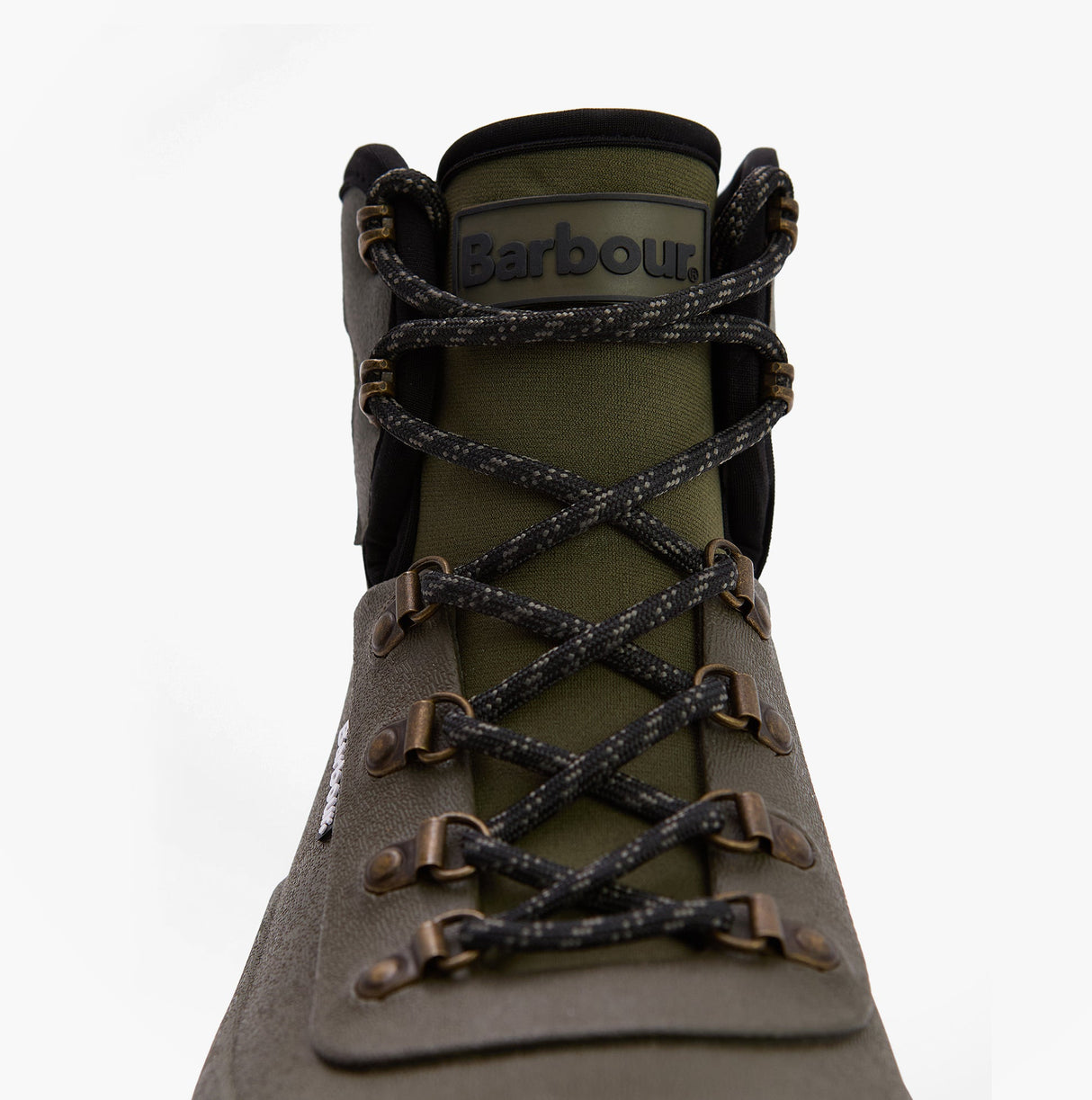 Barbour MARLOW Mens Lace Up Wellies Olive