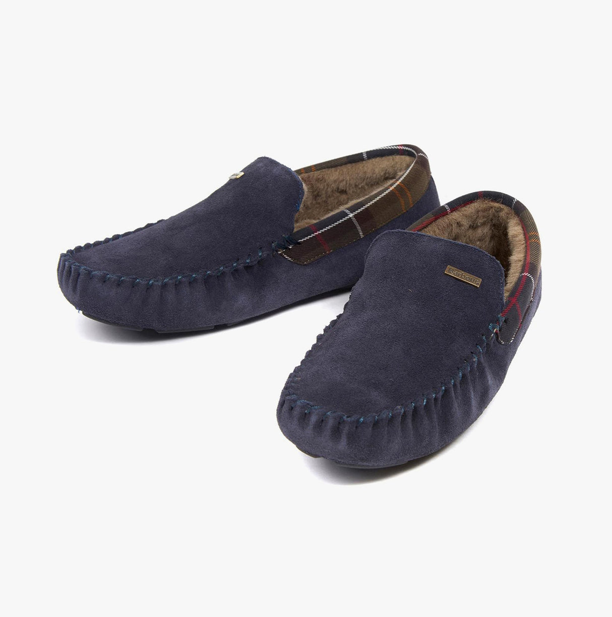 Barbour MONTY Mens Slippers Navy