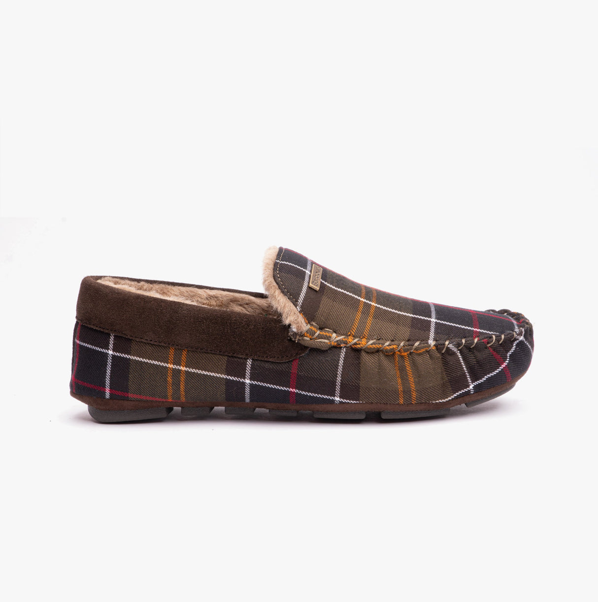 Barbour MONTY Mens Slippers Recycled Classic Tartan
