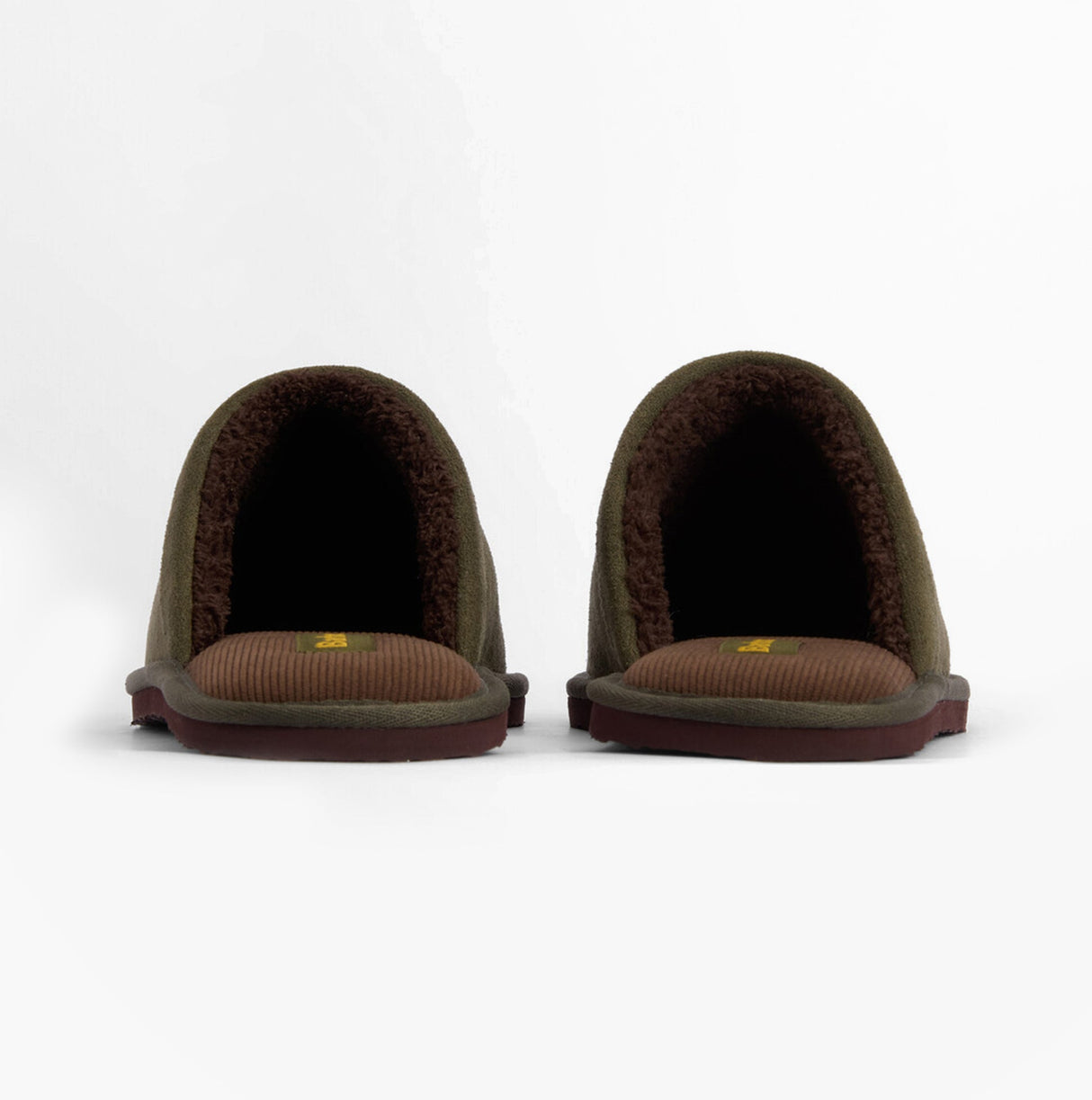 Barbour EVERITT Mens Mule Slippers Olive