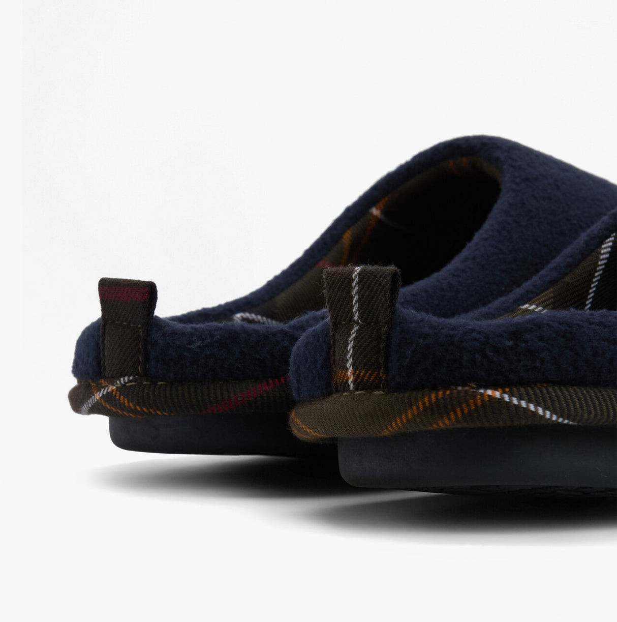 Barbour HEXHAM Mens Mule Slippers Navy
