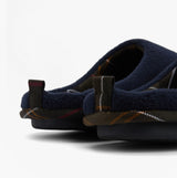 Barbour HEXHAM Mens Mule Slippers Navy