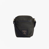 Barbour FIELD WAX Mens Crossbody Bag Olive/Black